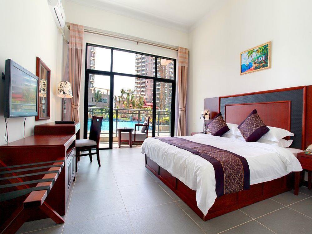 Hai Tun Wan Theme Hotel Sanya Bagian luar foto
